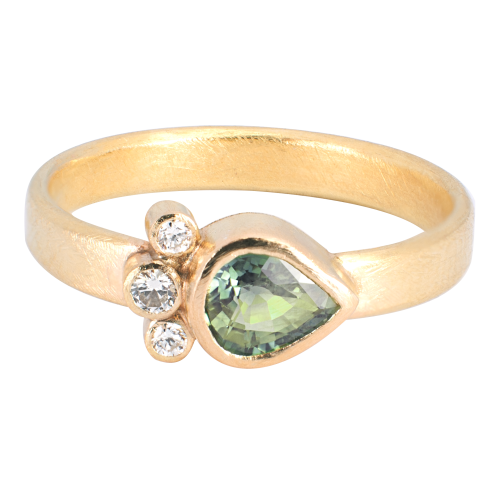Brockenhuus-Schack-Jewellery Peacock-ring -karat-guld Ring