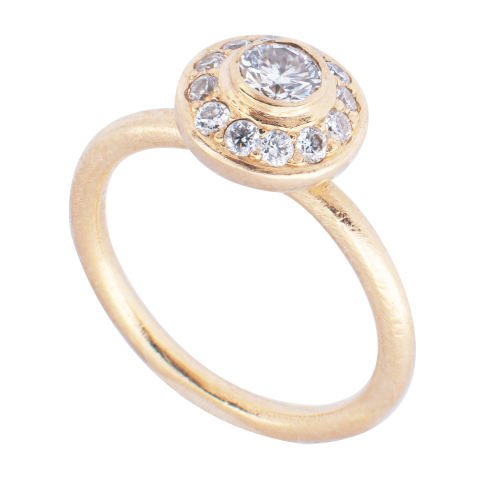 Brockenhuus-Schack-Jewellery Sparkling-Moon-ring -karat-guld Ring
