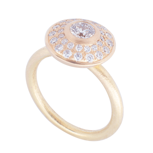 Brockenhuus-Schack-Jewellery Stor-Sparkling-Moon -karat-guld Ring